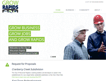 Tablet Screenshot of growrapids.com